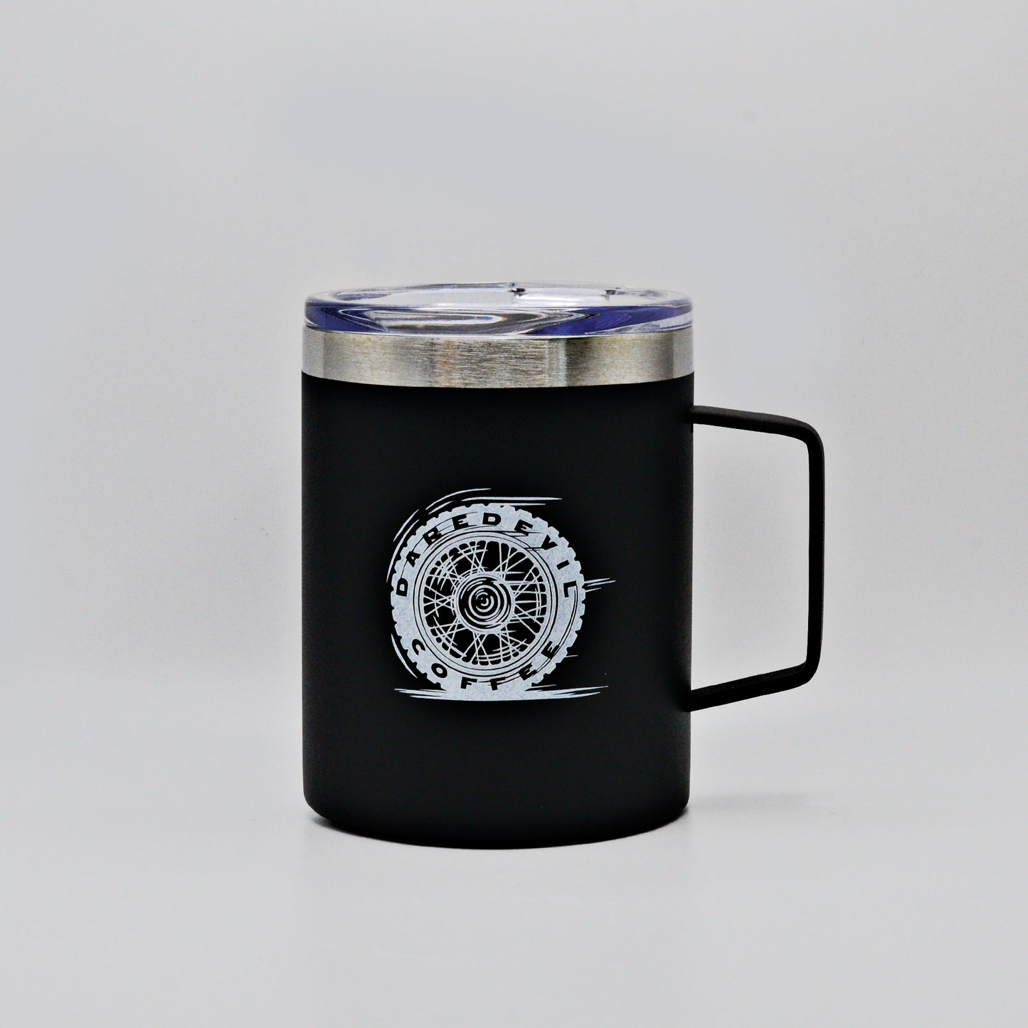 Daredevil Coffee Insulated Camping Mug with Lid