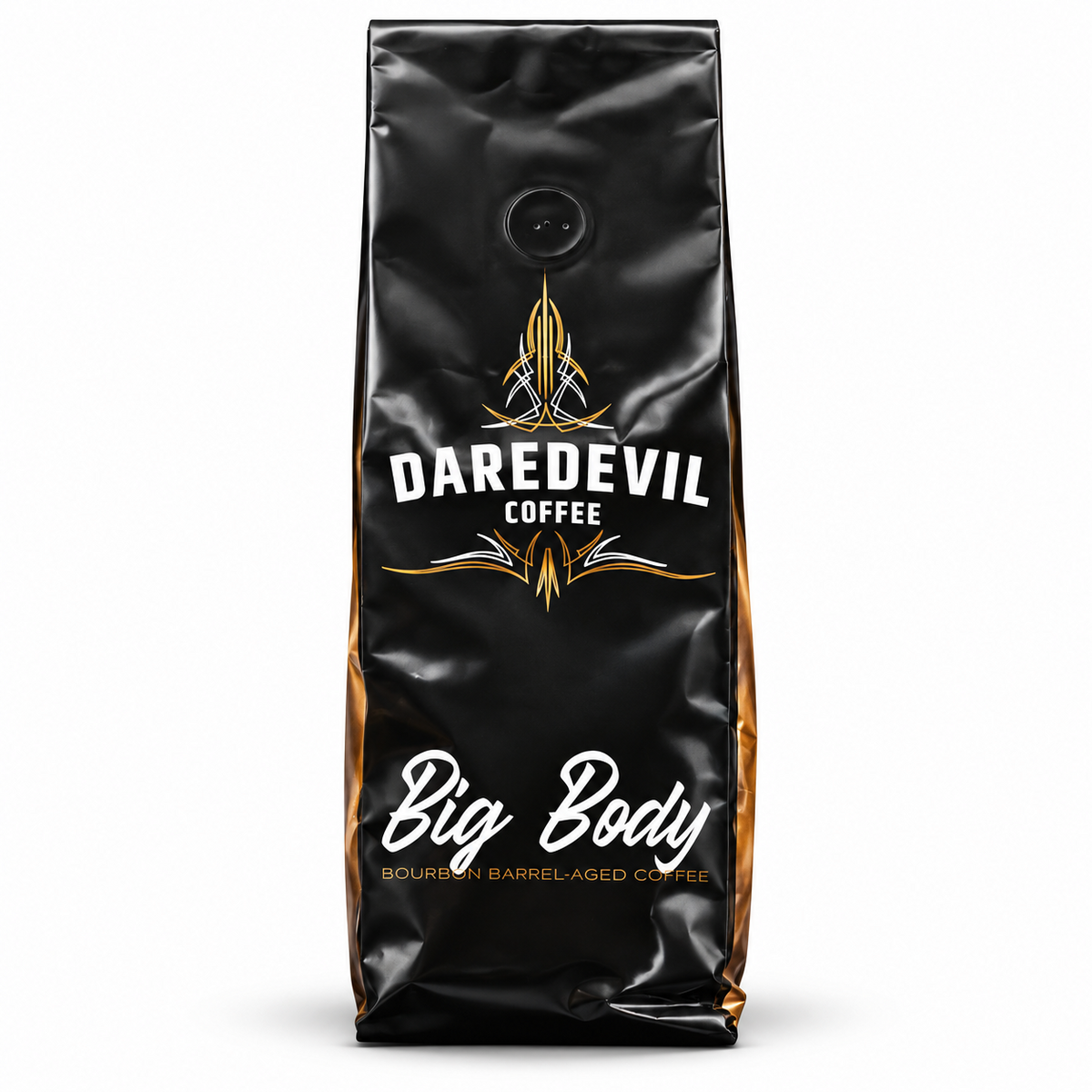 Daredevil Big Body coffee bag on a white background.