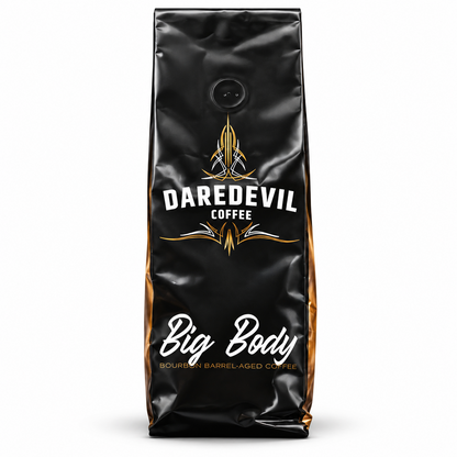 Daredevil Big Body coffee bag on a white background.