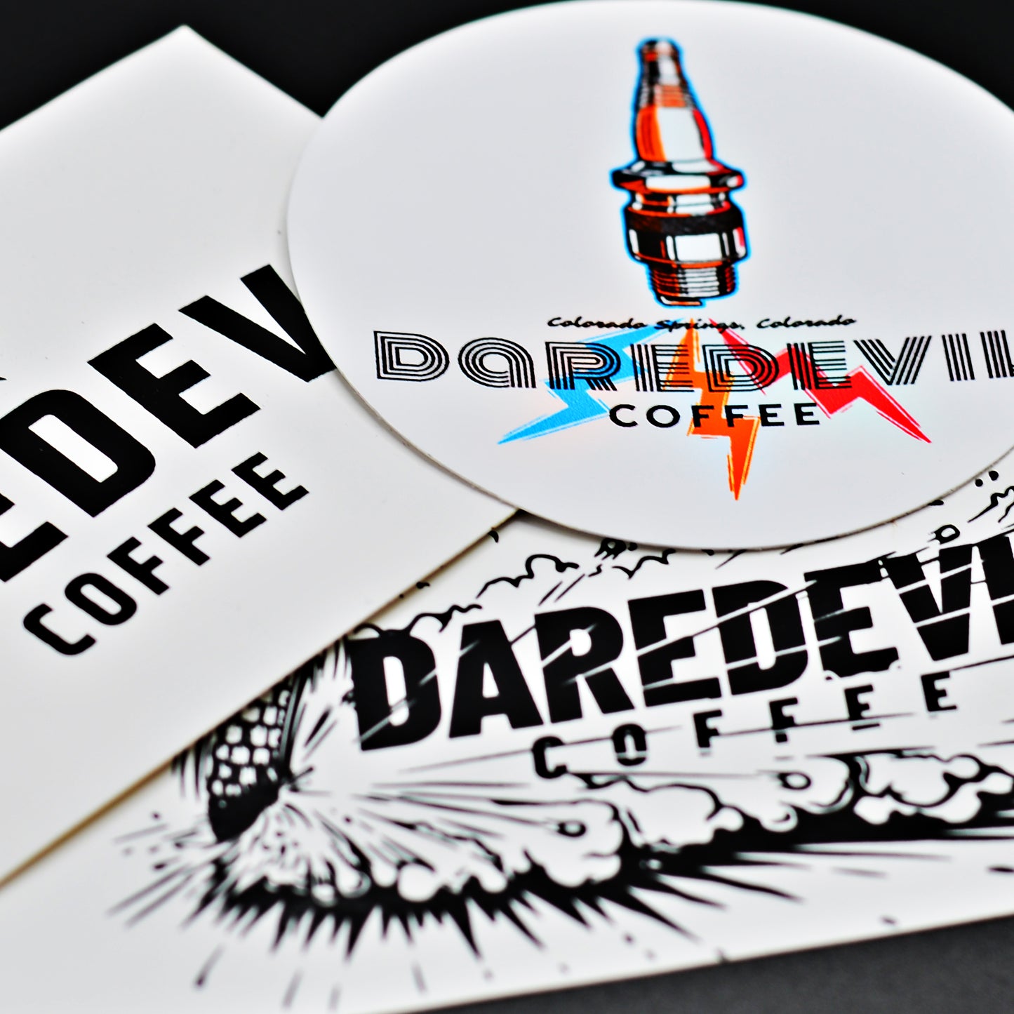 Daredevil Coffee Brand Sticker Pack